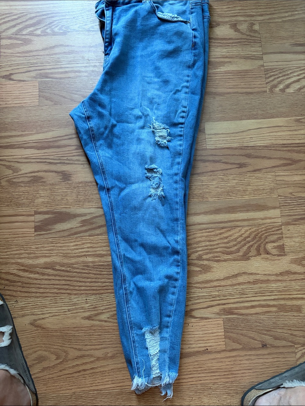 Wax Jean Blue Distressed Women’s Jeans